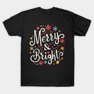 Merry and Bright Christmas T-Shirt